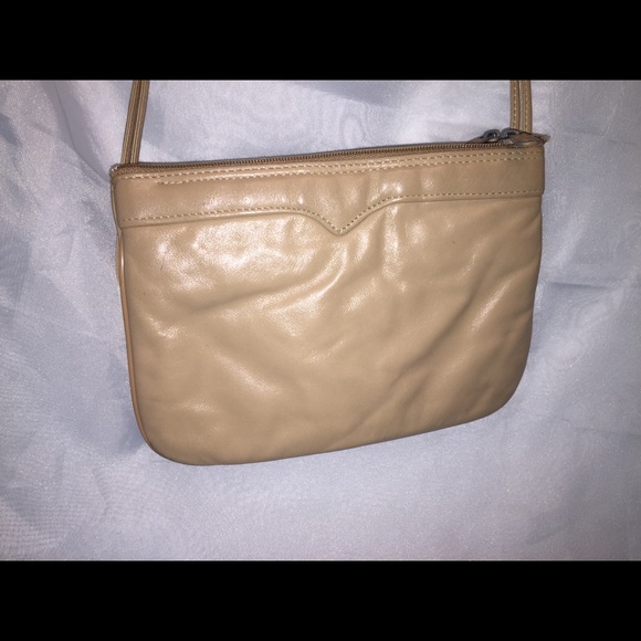 Etienne Aigner’s faux leather crossbody in beige - Picture 3 of 8